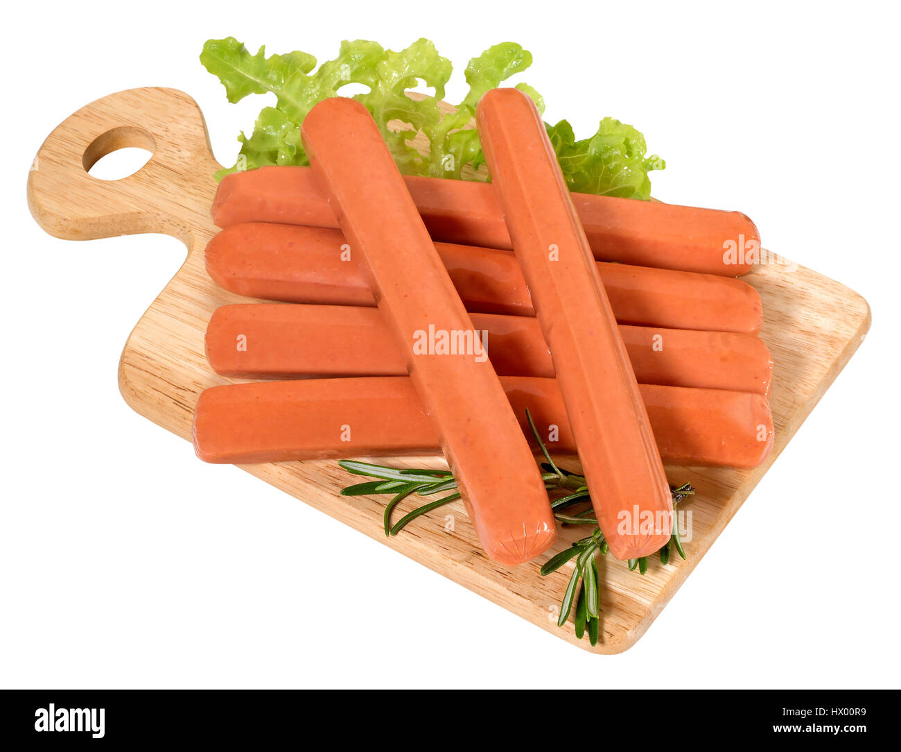 Brut de hot-dogs Banque D'Images