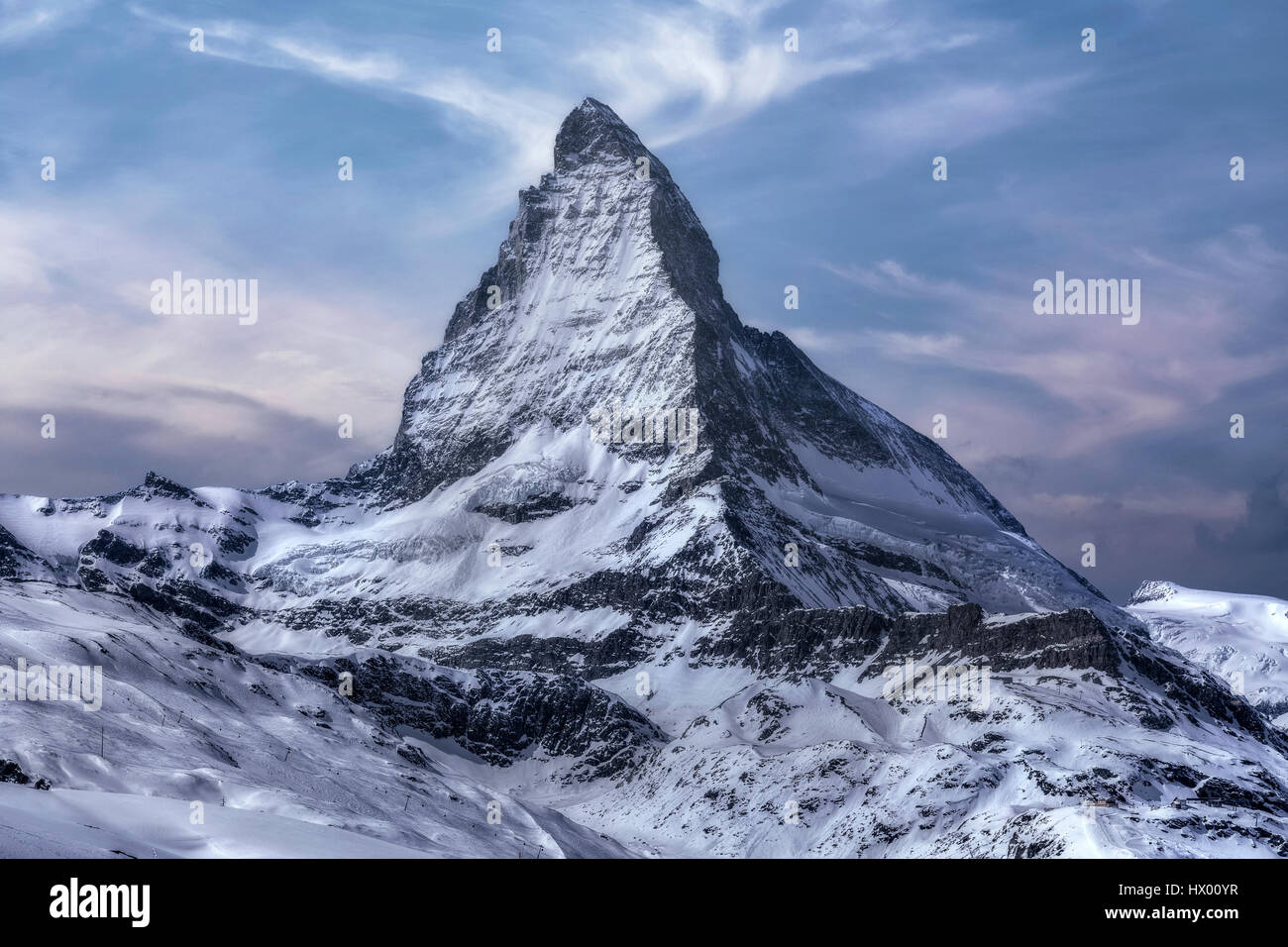 Matterhorn, Zermatt, Gornergrat, Valais, Suisse, Europe Banque D'Images