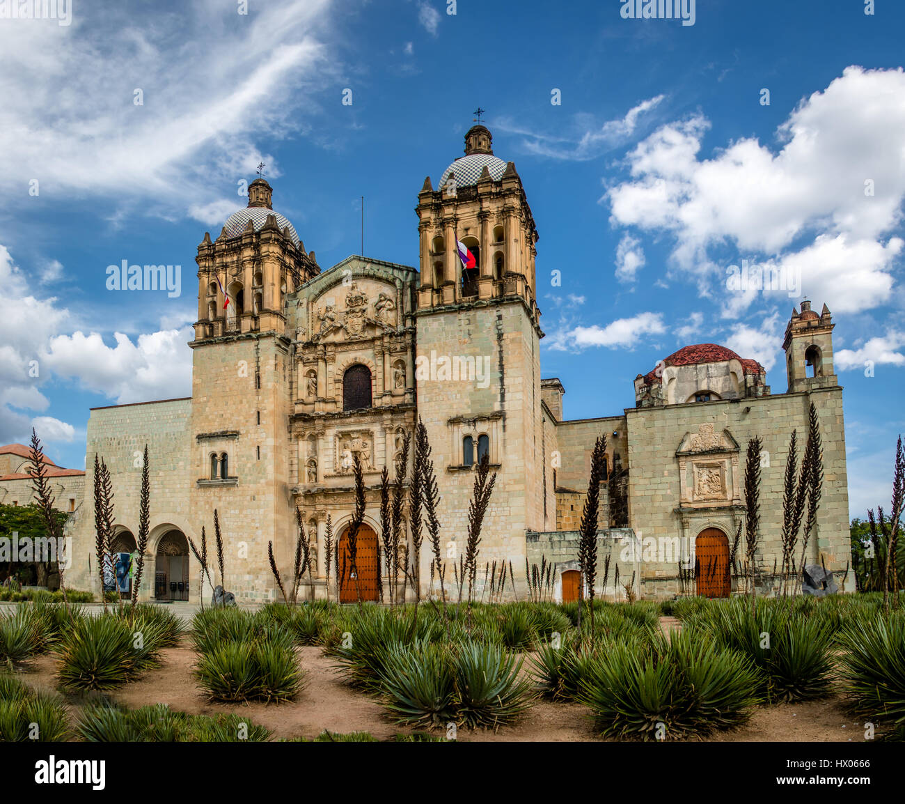 Eglise de Santo Domingo de Guzmán - Oaxaca, Mexique Banque D'Images