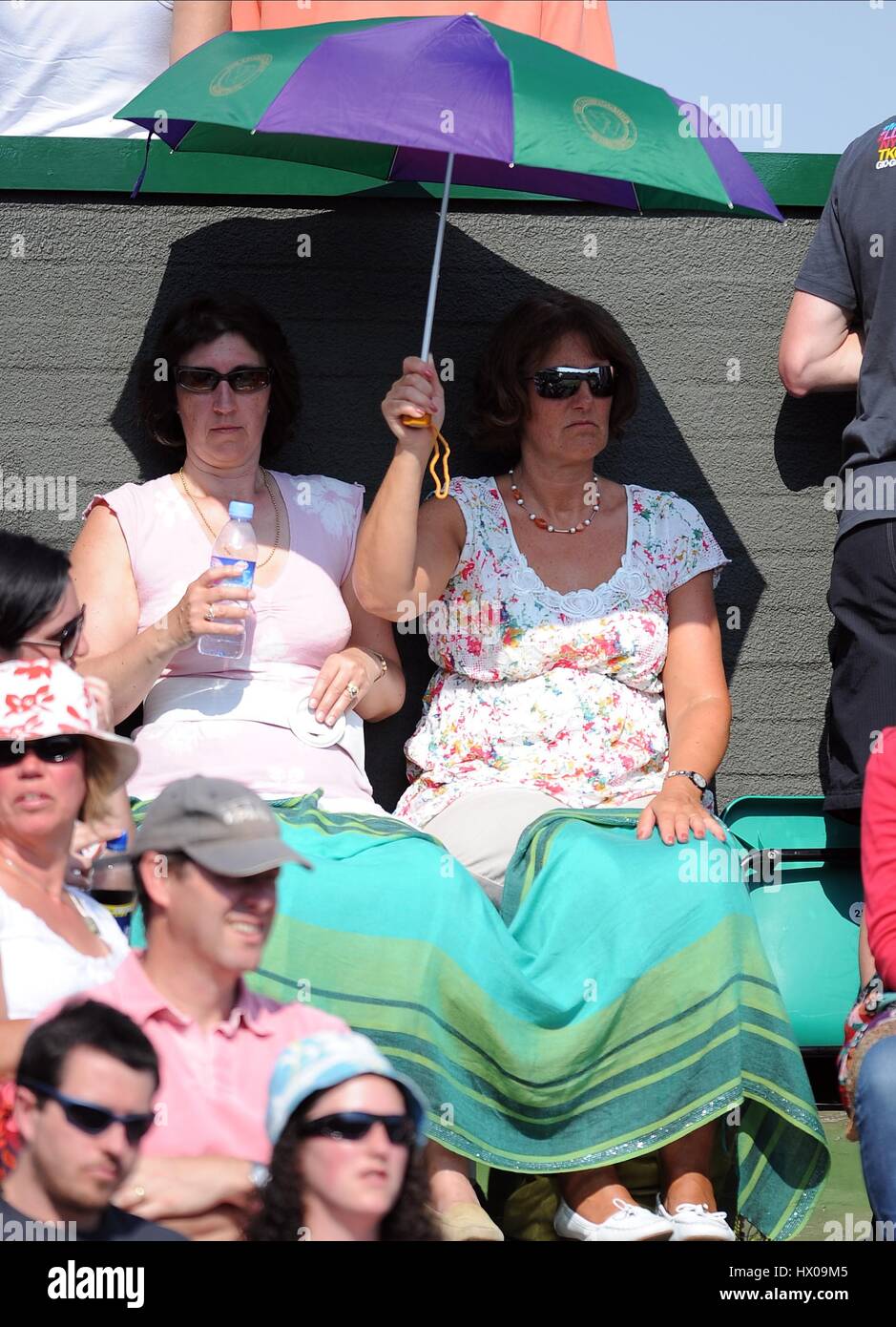 Les amateurs de tennis de Wimbledon 2009 Championnat sous égide WIMBLEDON Londres Angleterre 25 Juin 2009 Banque D'Images