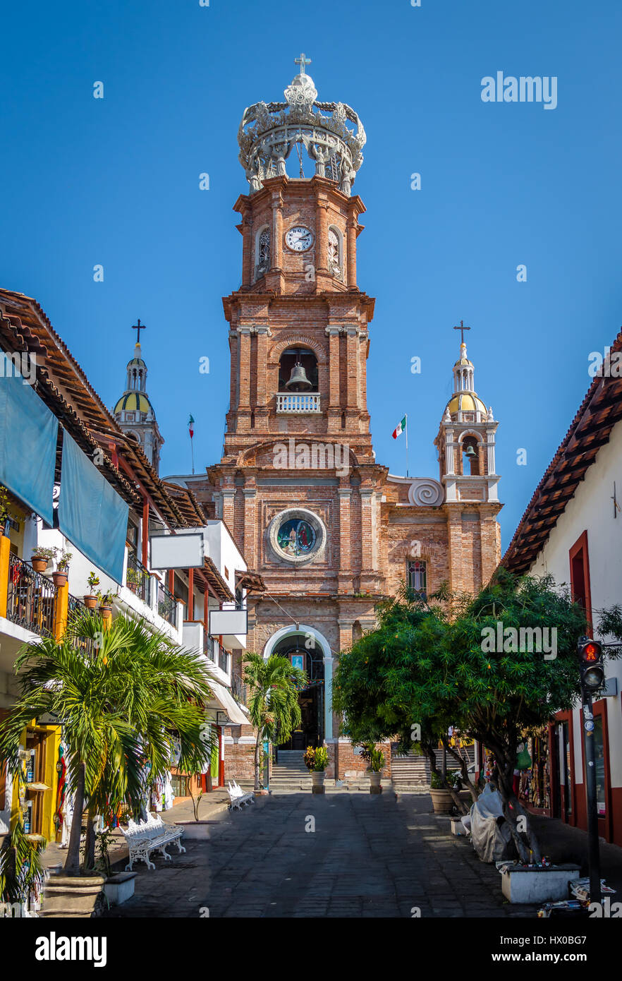 Notre Dame de Guadalupe Church - Puerto Vallarta, Jalisco, Mexique Banque D'Images