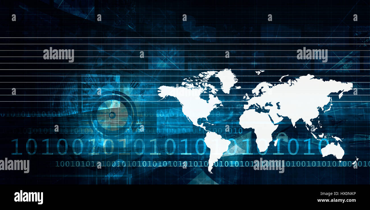 La logistique internationale et concept de chaîne d'arrière-plan Banque D'Images