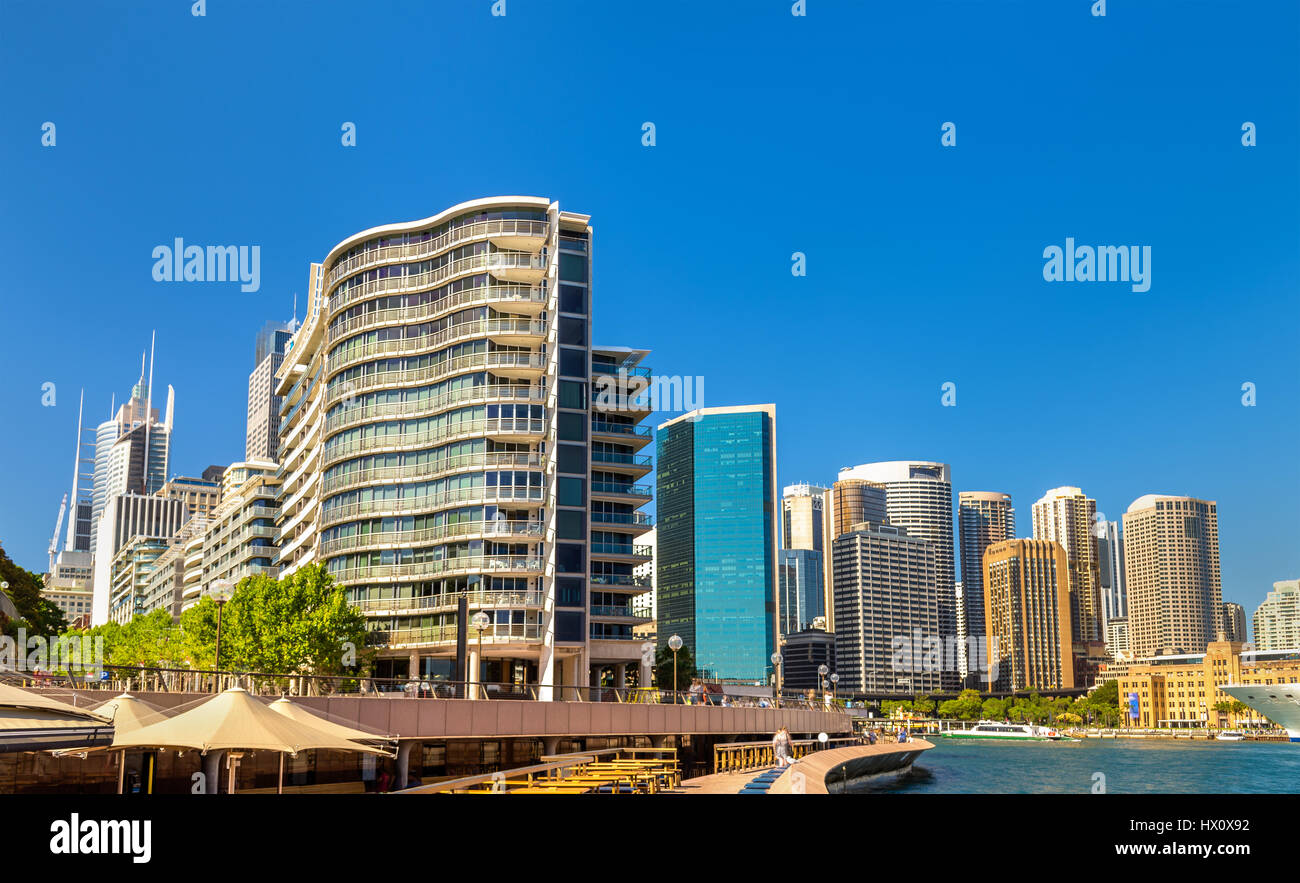 Vue de Sydney à Circular Quay. L'Australie Banque D'Images