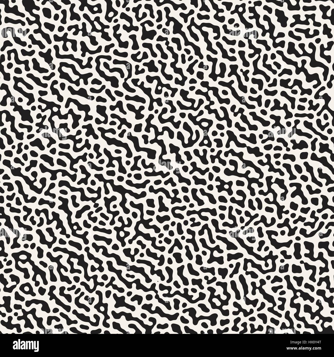 Vector Grunge sans motif. Le noir et blanc des formes organiques. Taches malpropre de texture. Illustration de Vecteur