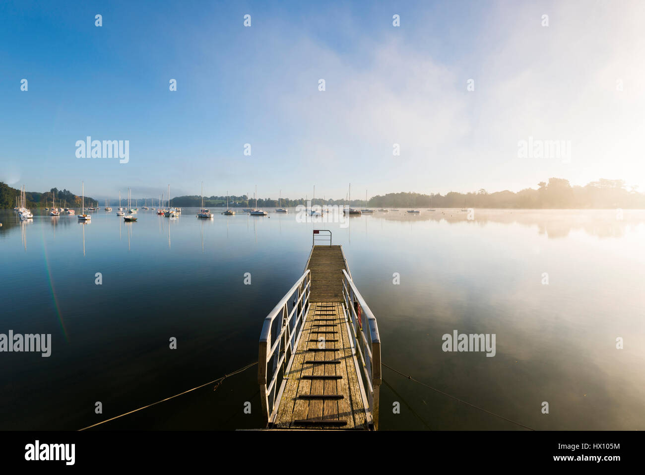 L'Erdre à La Grimaudiere (nord-ouest de la France) Banque D'Images
