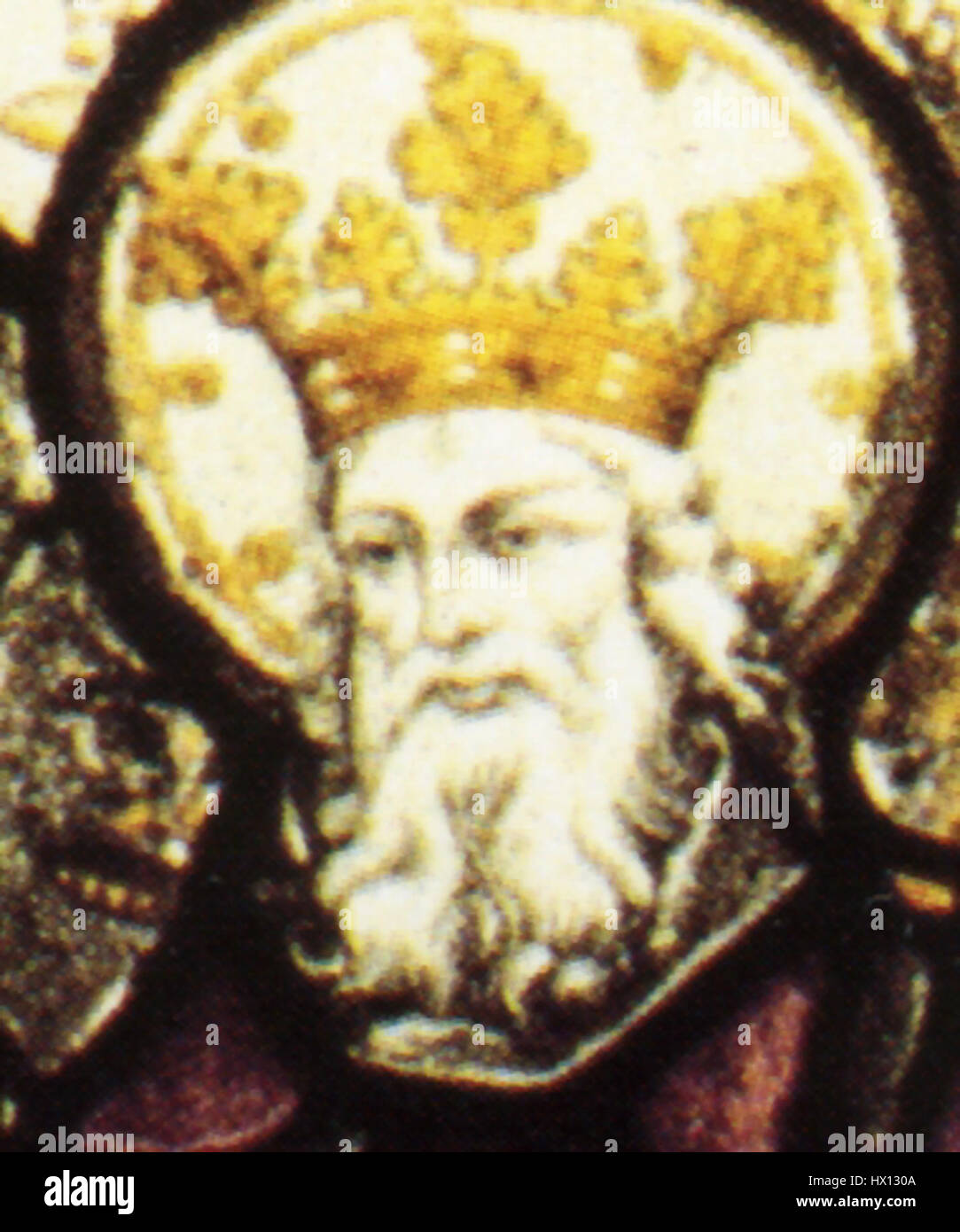 Ethelbert, roi de Kent de All Souls College Chapelle détail Banque D'Images