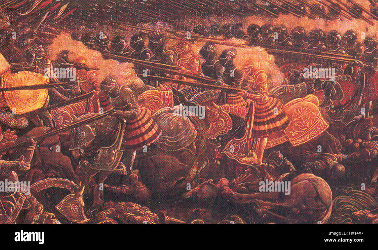 Les gendarmes désignent les forces de police militaire françaises, historiquement chargées de faire respecter la loi, de maintenir l'ordre public et de maintenir la paix civile. Ce titre fait probablement référence à une représentation ou à un compte rendu de leur rôle dans l'histoire. Banque D'Images