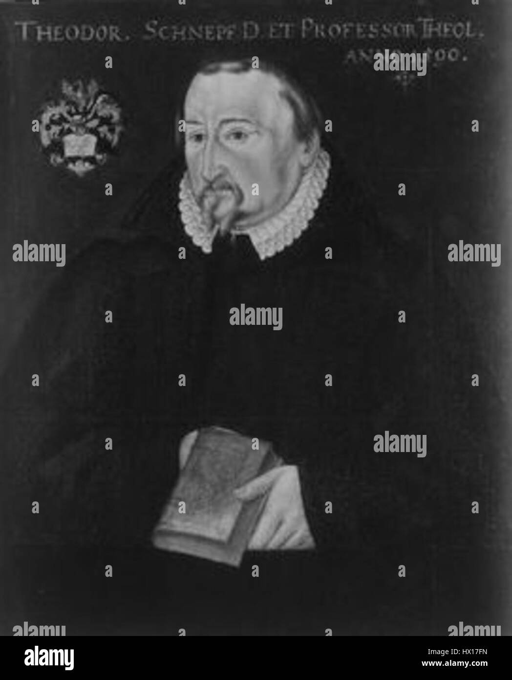Dietrich Schnepff est un artiste et graveur allemand du XVIe siècle. Connu pour ses gravures détaillées, il a été influent dans la période de la Renaissance du Nord. Ses œuvres représentent souvent des scènes religieuses, des paysages et des portraits, reflétant la culture et les valeurs de l'époque. Banque D'Images