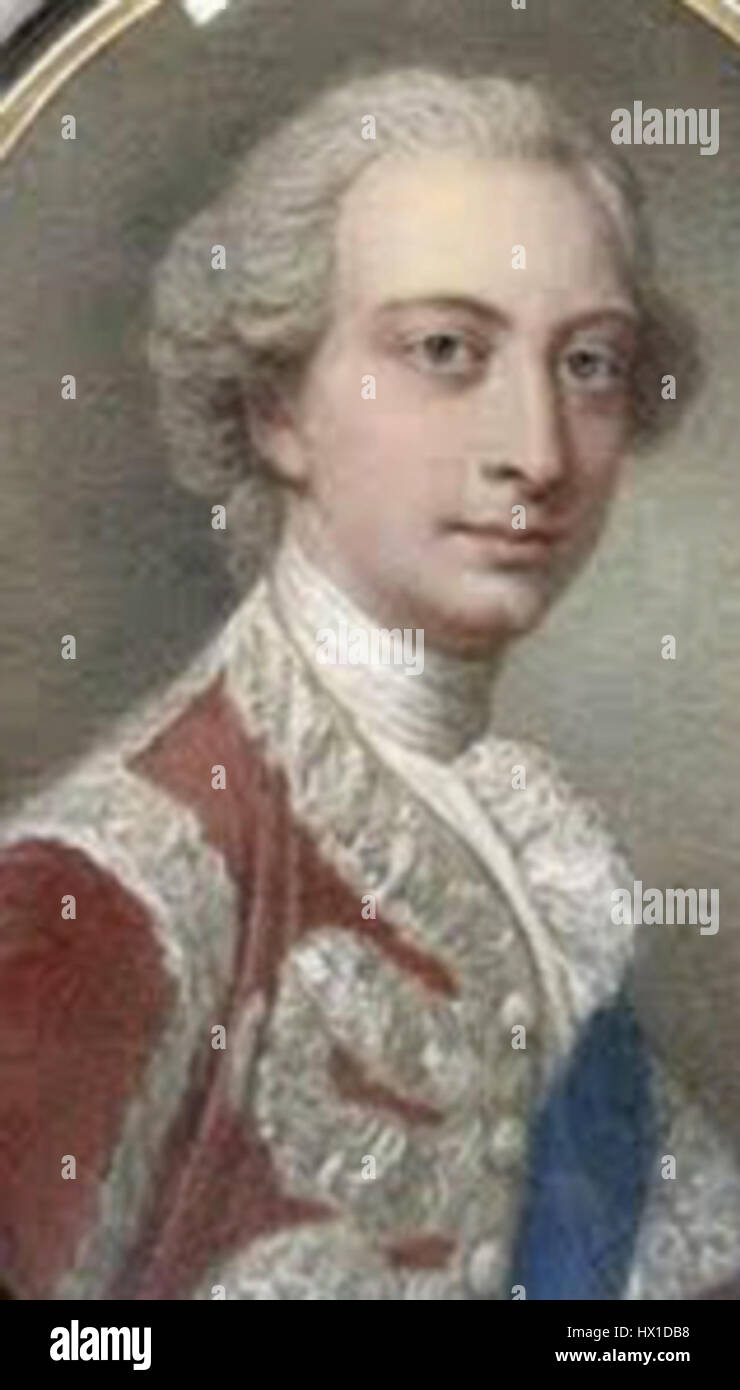 Frederick Calvert, 6e baron Baltimore, était un noble anglais et propriétaire de la colonie du Maryland. Son mandat de propriétaire a vu un développement important dans la colonie et sa gouvernance. Banque D'Images