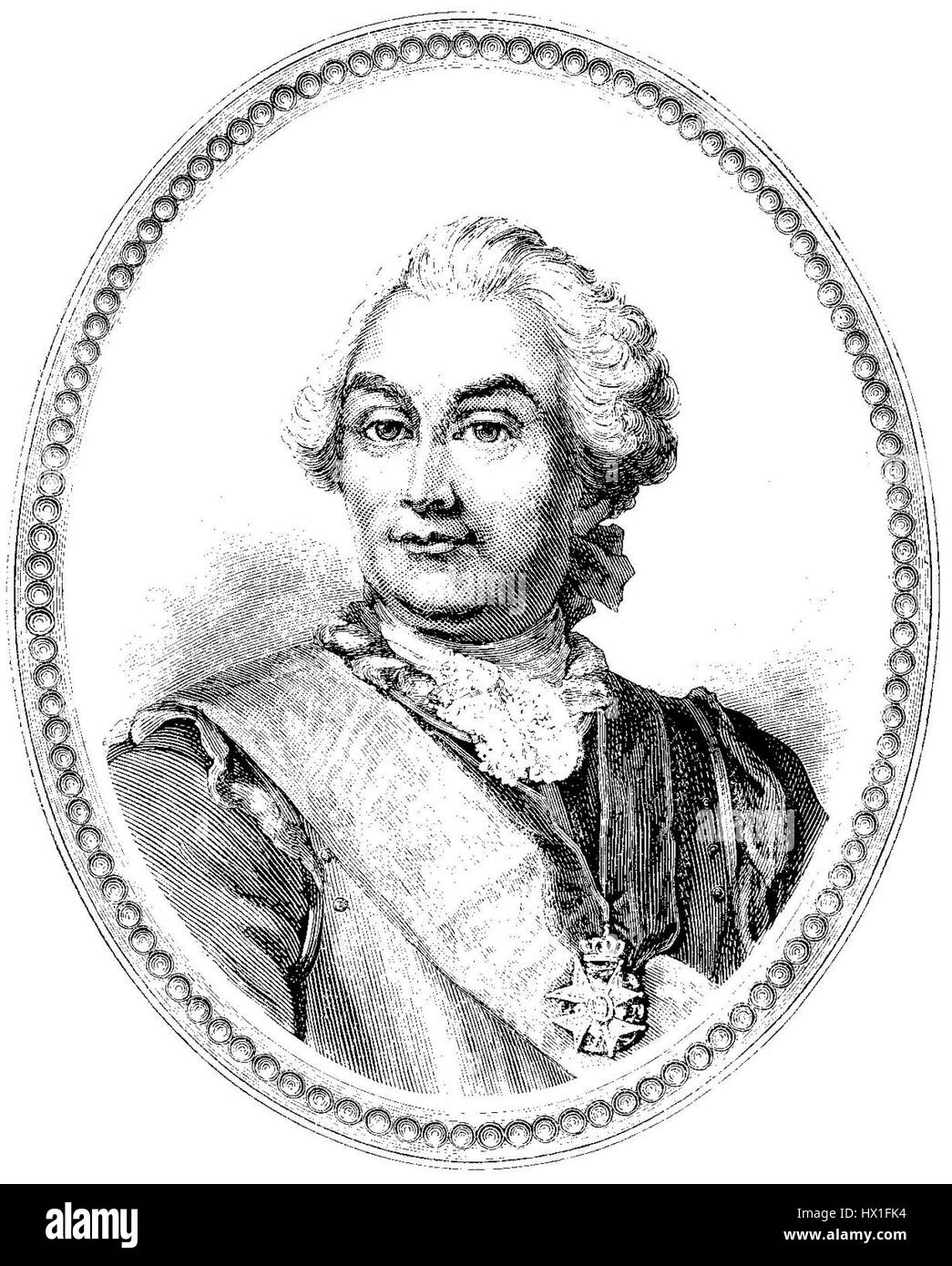 Le travail de Fredrik Axel von Fersen incarne une signification historique, avec des œuvres d'art telles que des peintures à l'huile et des estampes qui sont très appréciées par les collectionneurs et les musées d'art. Son héritage dans les arts est préservé à travers des pièces antiques. Banque D'Images