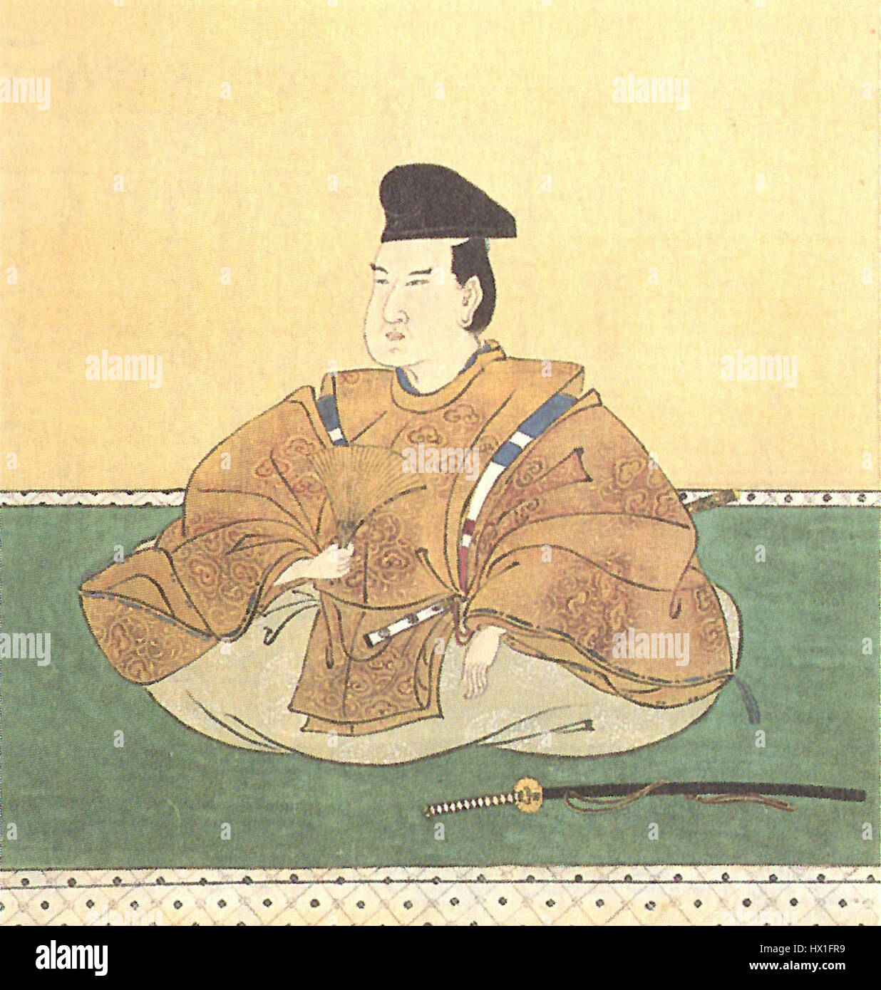 Date Munetomo est une figure notable de l'histoire japonaise, peut-être un chef militaire ou samouraï pendant la période Sengoku ou le début de l'époque Edo. Le nom peut faire référence à des textes historiques, à l'art samouraï ou à des artefacts culturels spécifiques associés à cet individu. Banque D'Images