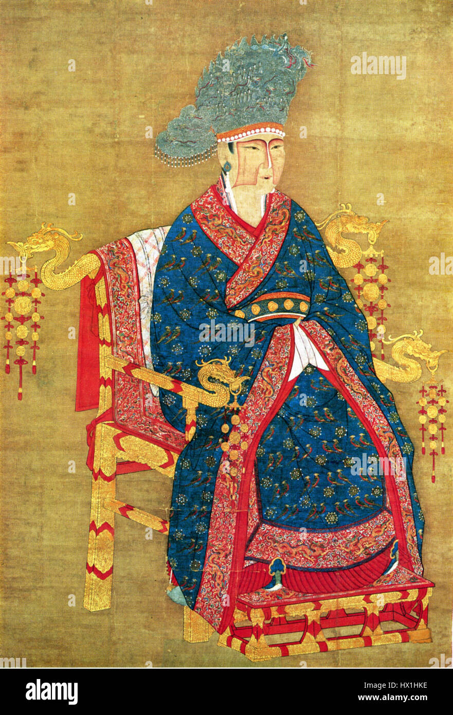 L'impératrice de Zhenzong des Song est une figure importante de la dynastie chinoise des Song. On se souvient d'elle pour son influence à la cour impériale et son rôle dans l'élaboration des politiques de la dynastie pendant son temps. Banque D'Images