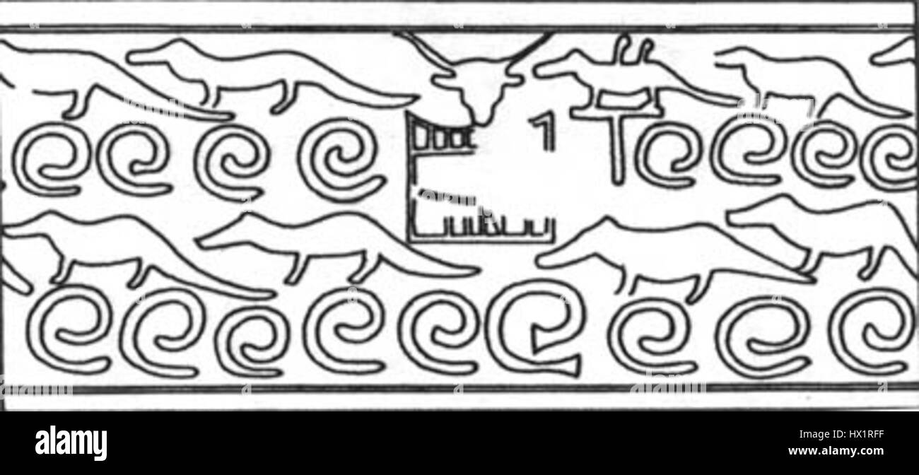 Le Crocodileseal est un emblème ancien qui symbolise la fusion de deux figures animales distinctes : un crocodile et un sceau, que l'on trouve couramment dans les civilisations anciennes et qui est utilisé dans diverses représentations culturelles. Banque D'Images