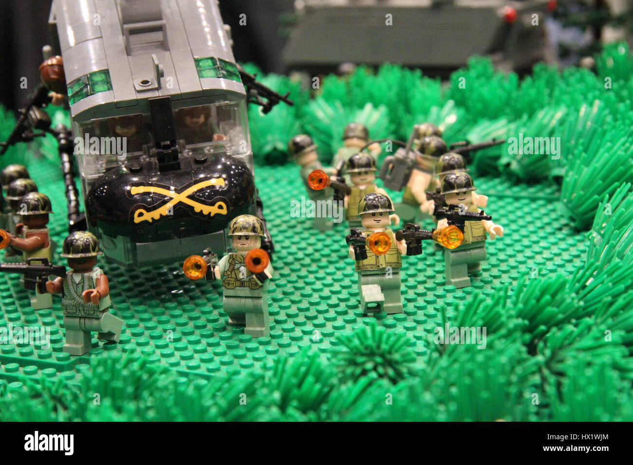 Mini Lego Lego à chiffres Convention Banque D'Images