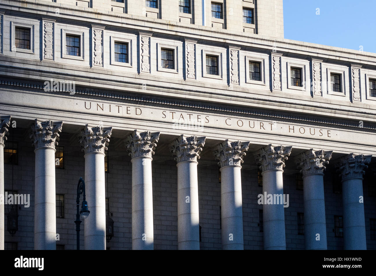 United States Court House dans Lower Manhattan Banque D'Images