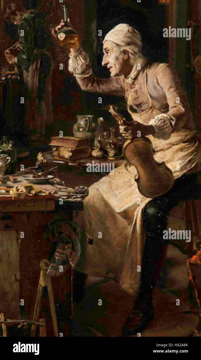 La Bottega di Antonio Stradivari, 1886 Banque D'Images