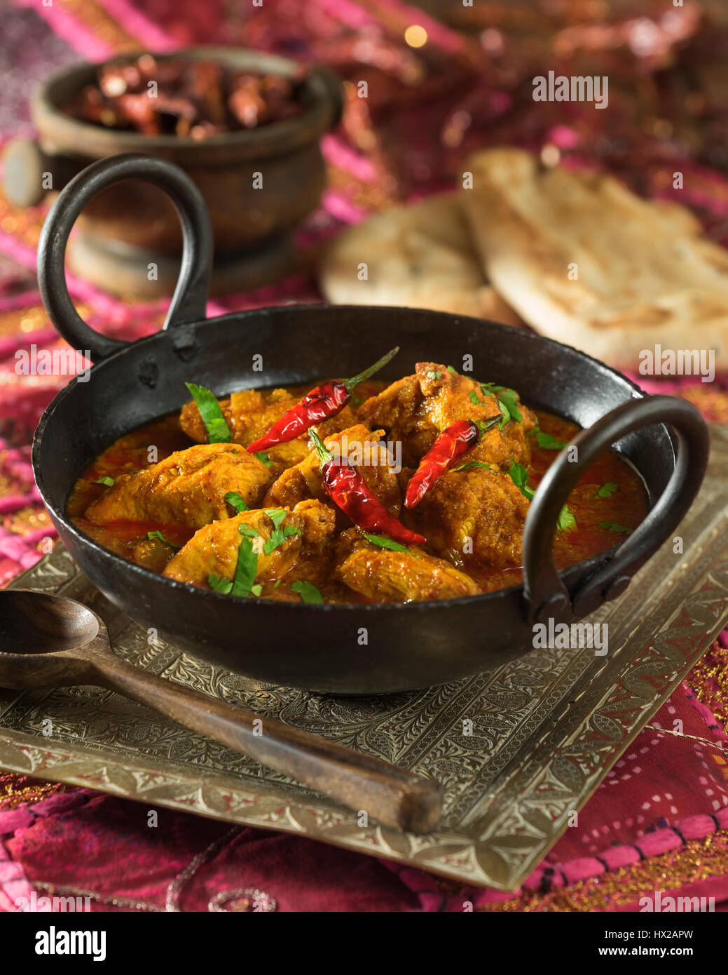 Kolhapuri de poulet. South West France Food Banque D'Images