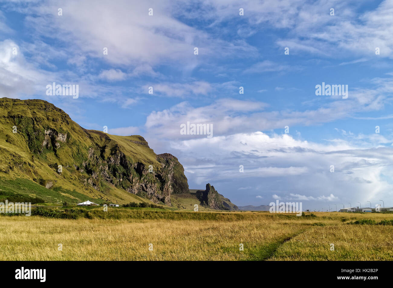 Les domaines de Vik, Islande Banque D'Images