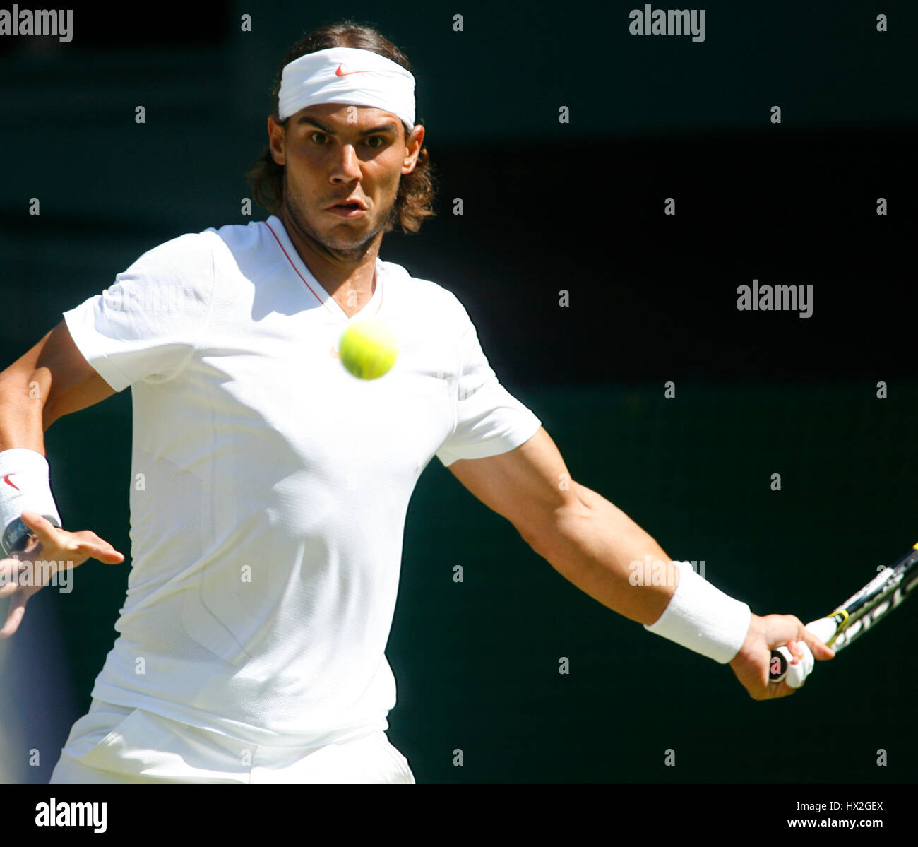 RAFAEL NADAL ESPAGNE WIMBLEDON Londres Angleterre 22 Juin 2010 Banque D'Images