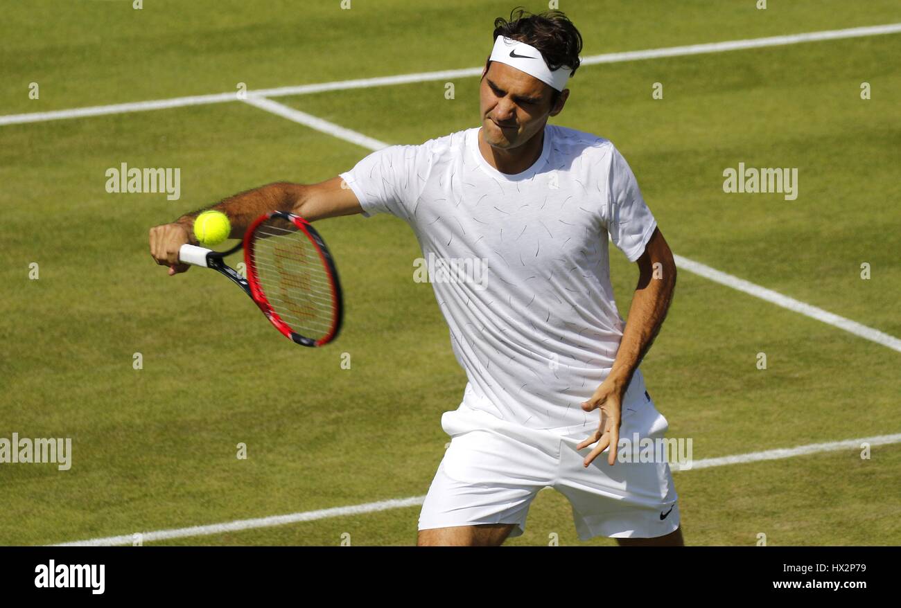 Suisse La Suisse ROGER FEDERER LE ALL ENGLAND TENNIS CLUB WIMBLEDON Londres Angleterre 04 Juillet 2015 Banque D'Images