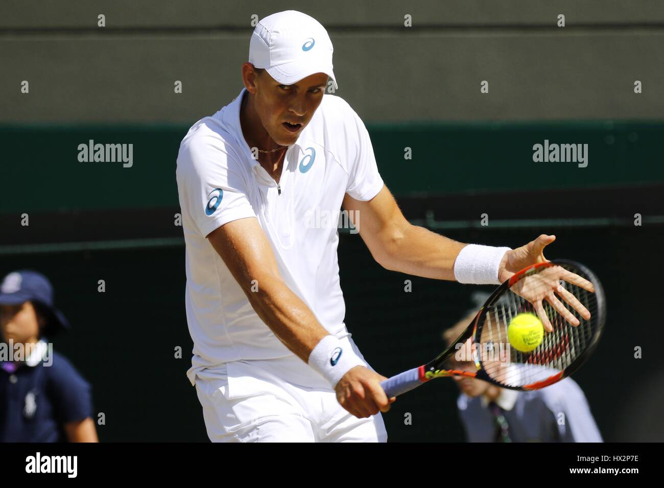 VASEK POSPISIL CANADA LE ALL ENGLAND TENNIS CLUB WIMBLEDON Londres Angleterre 04 Juillet 2015 Banque D'Images