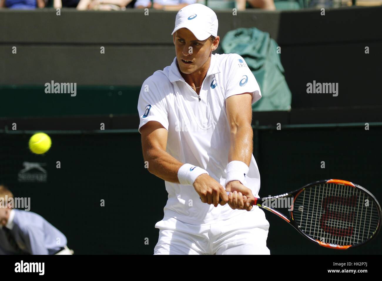 VASEK POSPISIL CANADA LE ALL ENGLAND TENNIS CLUB WIMBLEDON Londres Angleterre 04 Juillet 2015 Banque D'Images