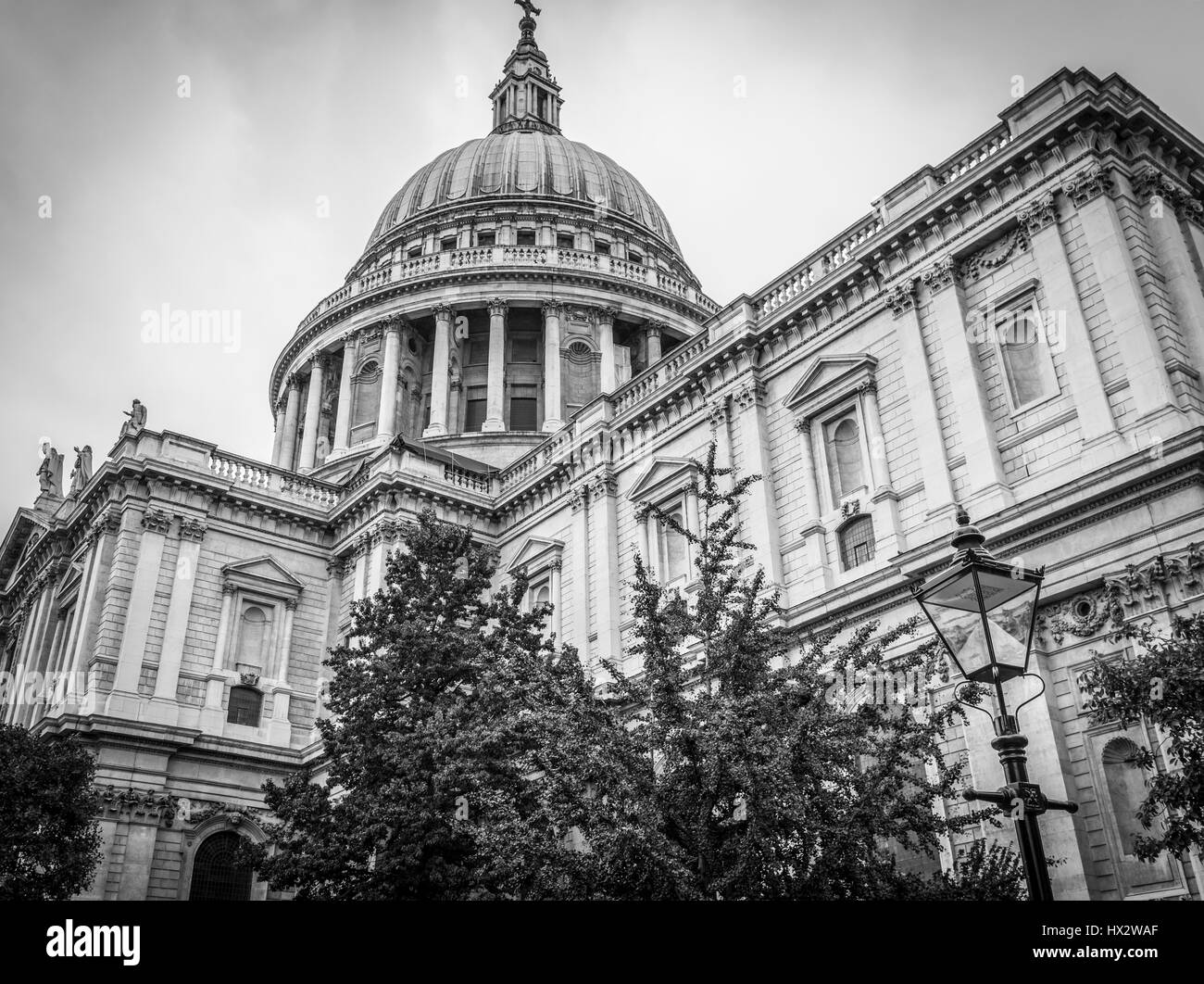 Noir & Blanc, Saint Paul's Cathedral Banque D'Images