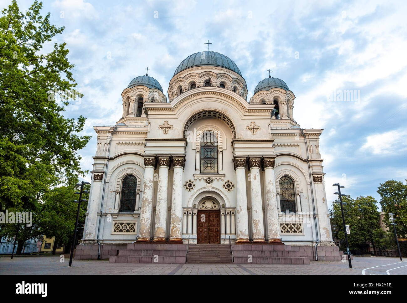 L'église Saint Michel Archange à Kaunas, Lituanie Banque D'Images