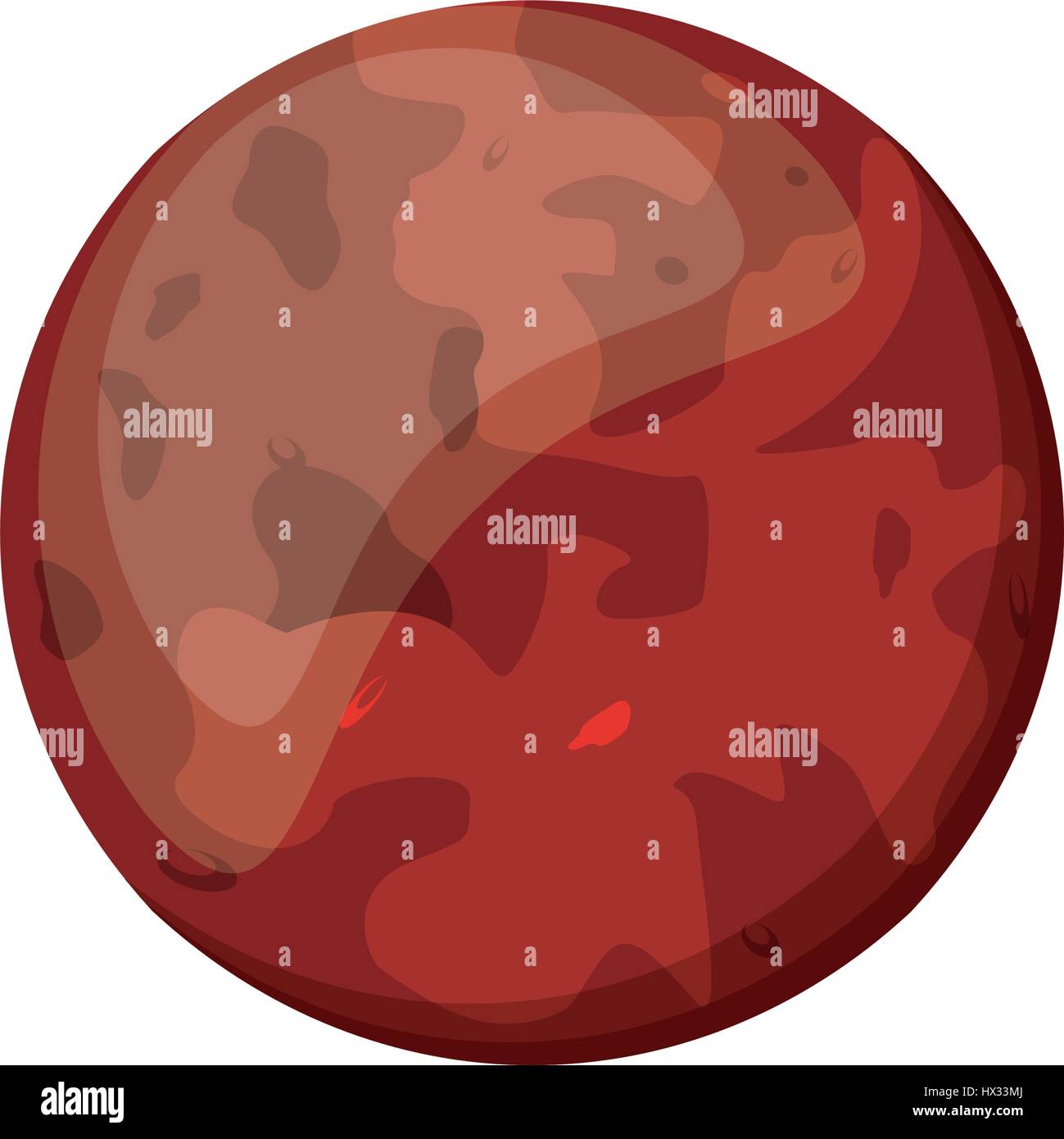 Droit de l'espace planète mars Illustration de Vecteur