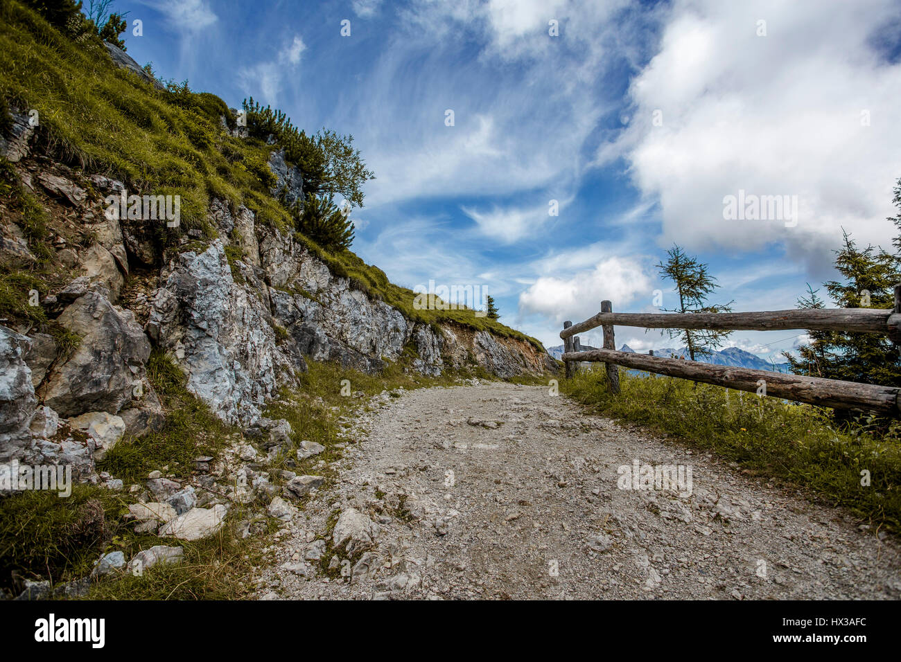 Alpes et au paysage alpin sur h ?Hochkoenig en été Autriche Europe Banque D'Images