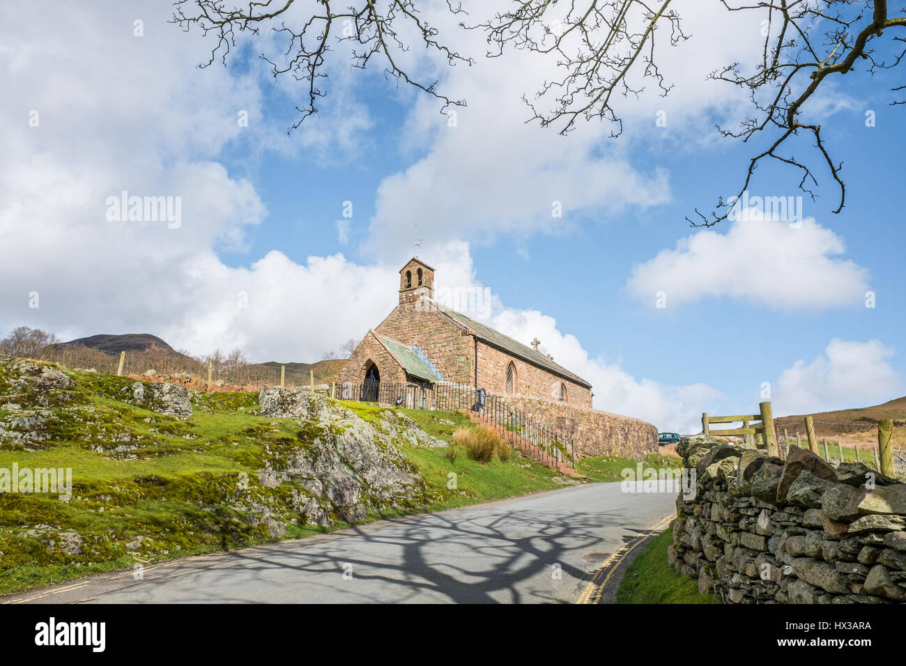 St James Church, Buttermere Village, Lake District, Cumbria, Angleterre. Banque D'Images