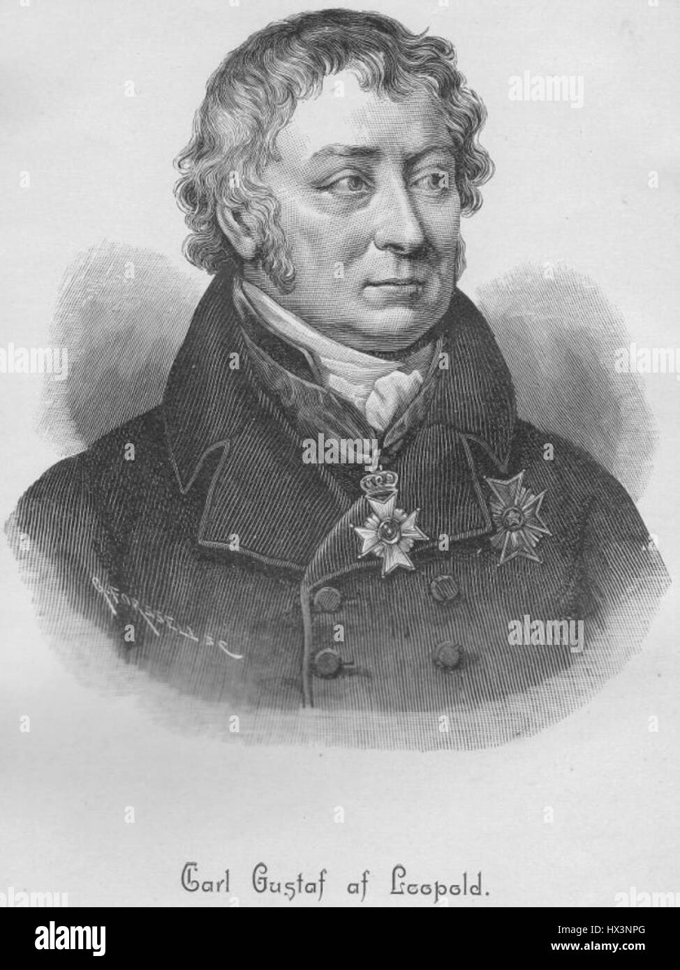 Leopold Carl Gustaf af Banque D'Images