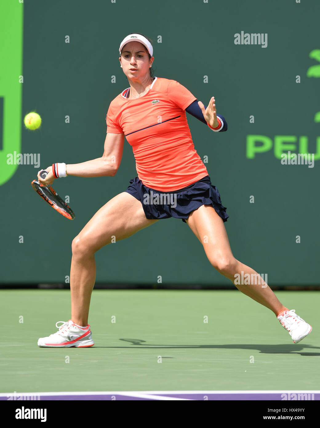 Key Biscayne, Floride, USA. 24Th Mar, 2017. Christina McHale Vs Gabrine Muguruza lors de l'Open de Miami à Crandon Park Tennis Center le 24 mars 2017 à Key Biscayne, en Floride. Credit : Mpi04/media/Alamy Punch Live News Banque D'Images