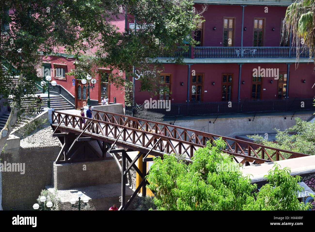 Barranco à Lima, Pérou Banque D'Images