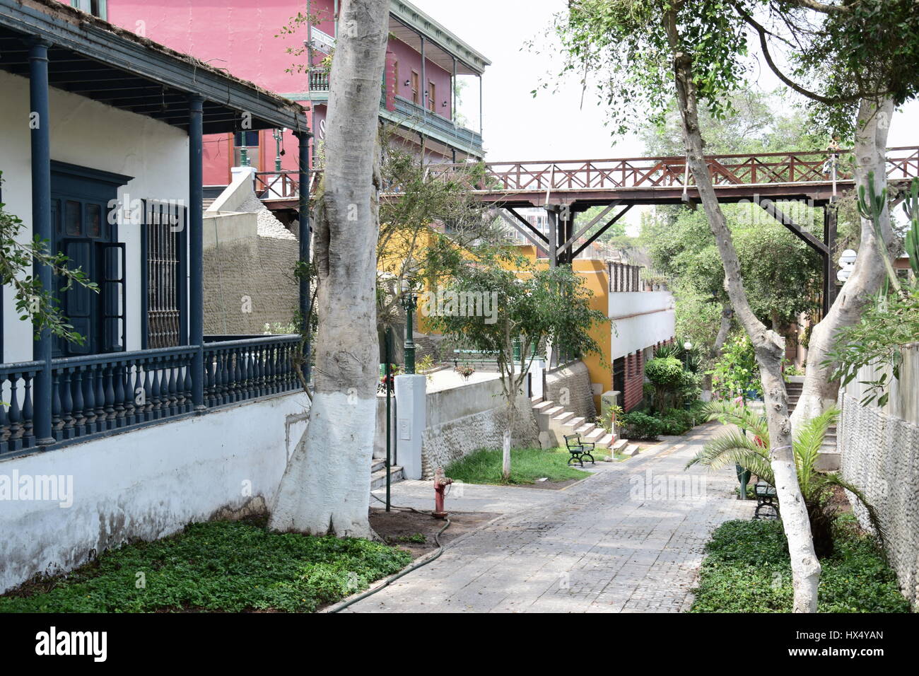 Barranco à Lima, Pérou Banque D'Images