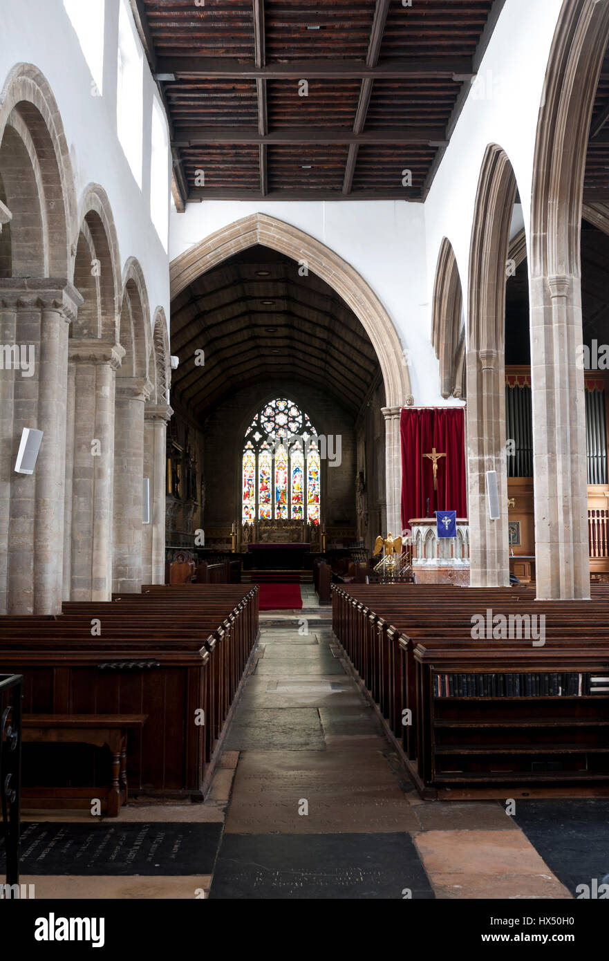 Saint Pierre et Saint Paul Church, Wisbech, Cambridgeshire, Angleterre, RU Banque D'Images