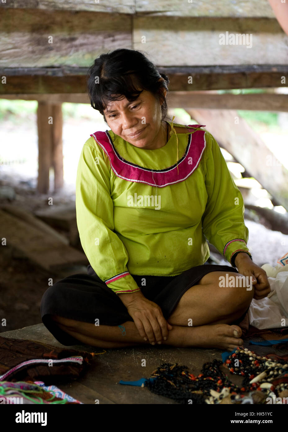 Centre de guérison de l'Ayahuasca au Pérou Banque D'Images