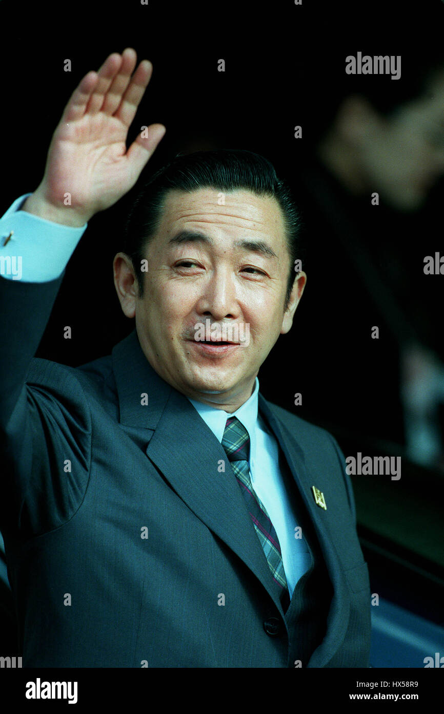 RYUTARO HASHIMOTO, PREMIER MINISTRE DU JAPON 07 Avril 1998 Banque D'Images