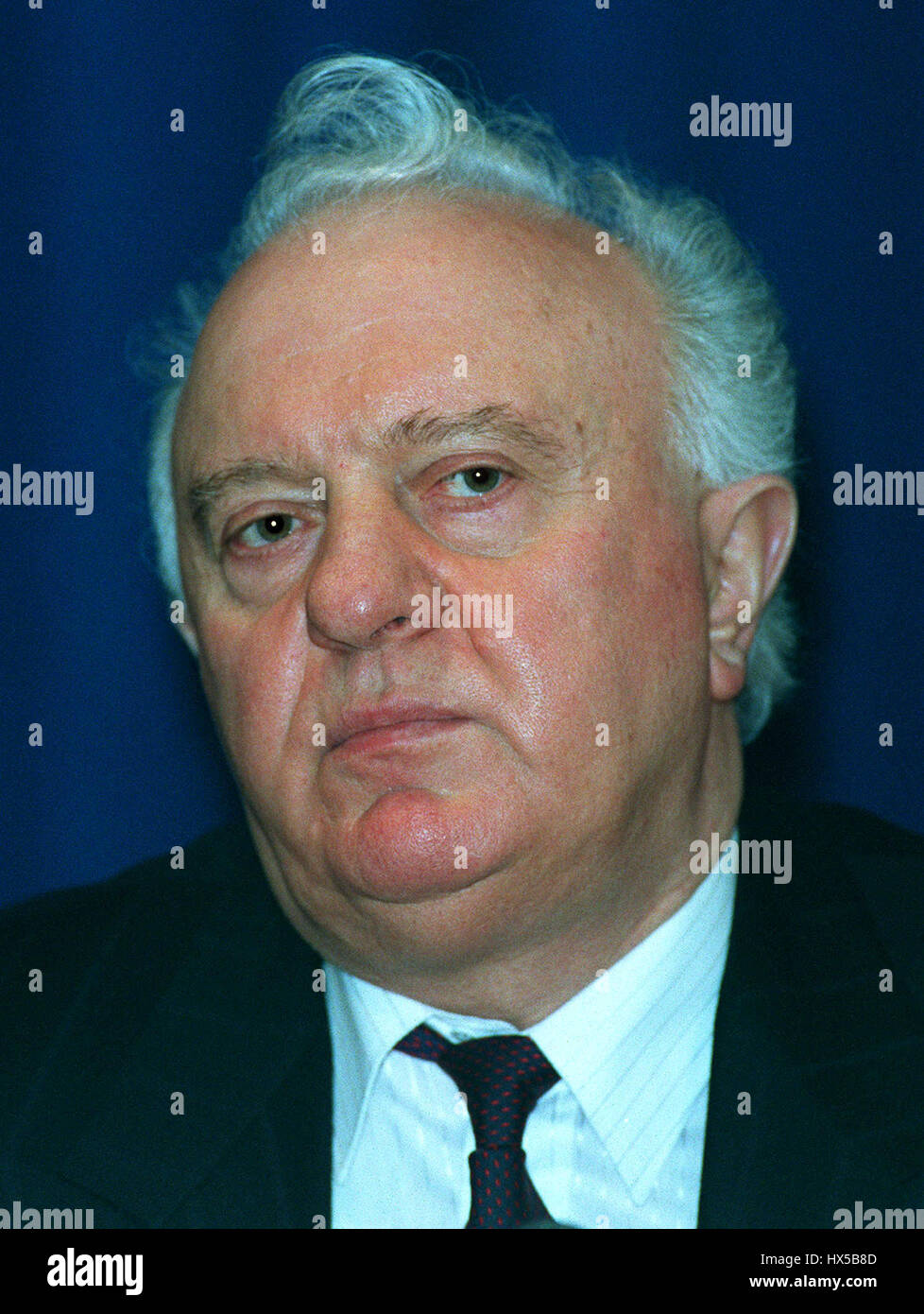 Édouard Chevardnadze, CHEF D'ÉTAT DE LA GÉORGIE 23 Février 1995 Banque D'Images