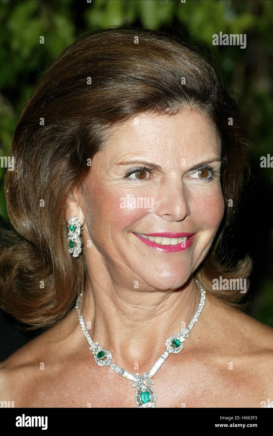 La Reine Silvia de Suède, LA REINE DE SUÈDE 03 novembre 2002 LES STUDIOS PARAMOUNT ARRIÈRE LOT HOLLYWOOD LOS ANGELES USA Banque D'Images