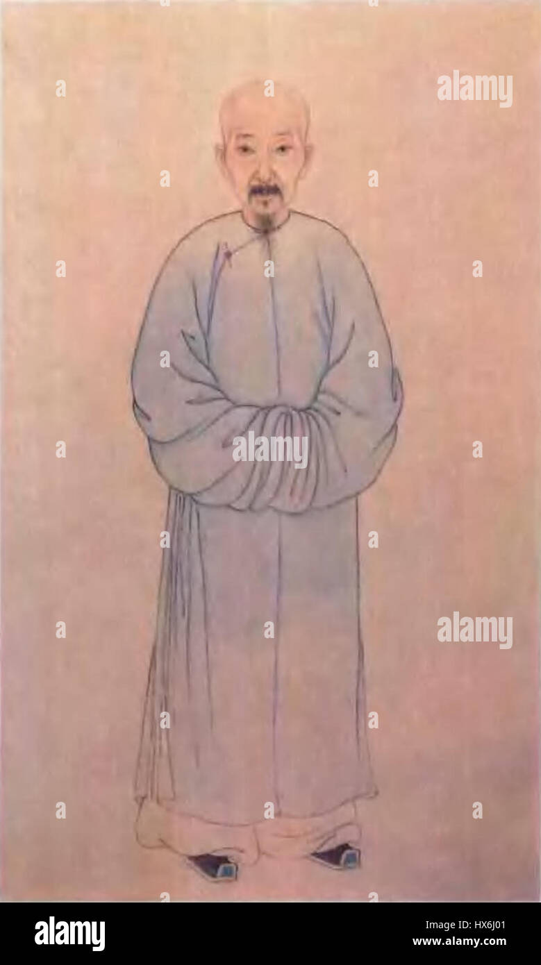 Liu Yong est un poète et peintre chinois de la dynastie des Song du Sud. Connu pour sa poésie élégante et ses belles peintures de paysages, son travail dépeint souvent la beauté sereine de la nature. Banque D'Images