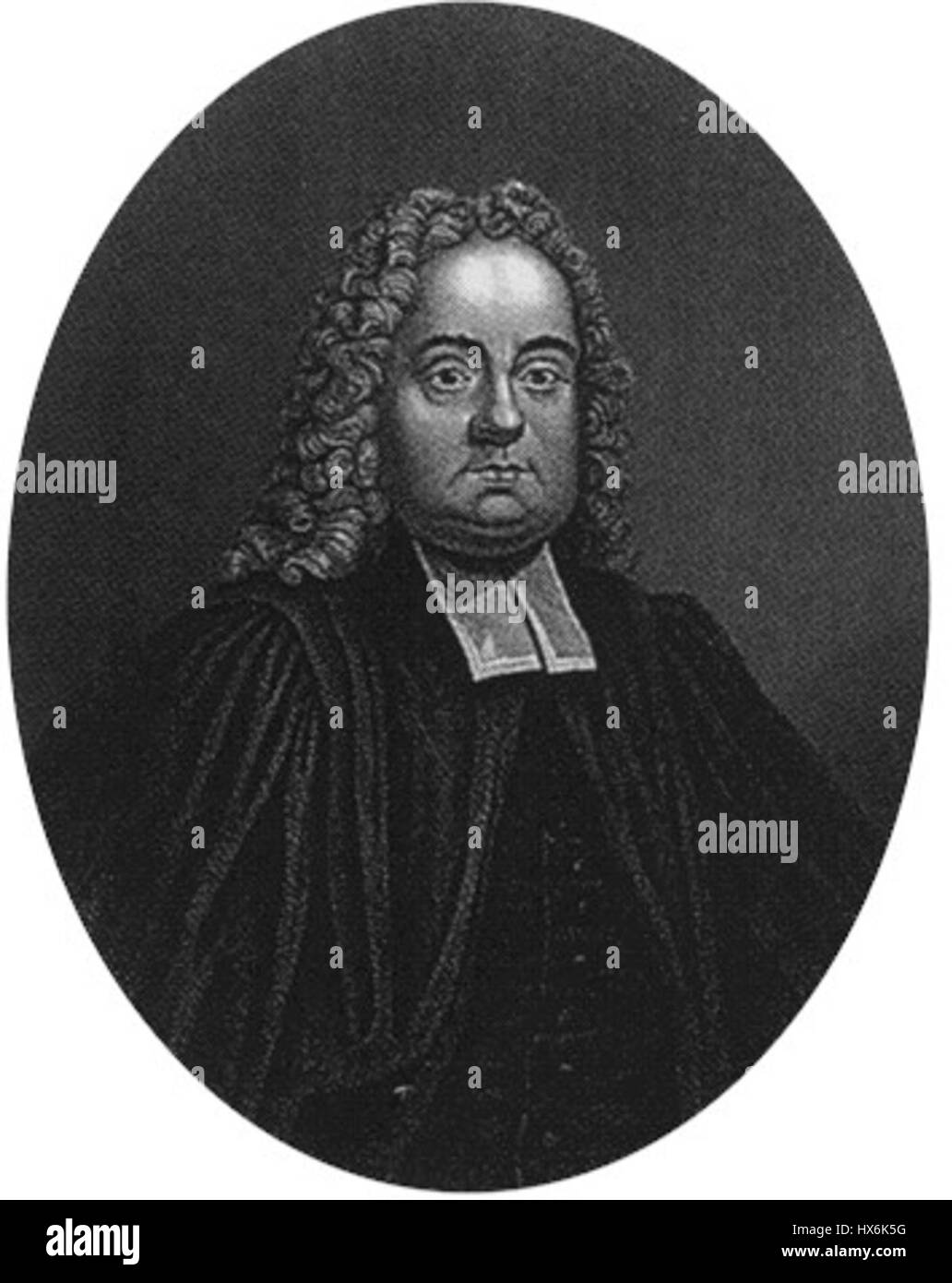 Matthew Henry était un théologien et prédicateur anglais réputé, surtout connu pour son commentaire biblique complet. Son travail reste influent dans la théologie chrétienne, offrant des interprétations et des réflexions détaillées sur le texte de la Bible, mettant l'accent sur les enseignements moraux et les applications pratiques. Banque D'Images