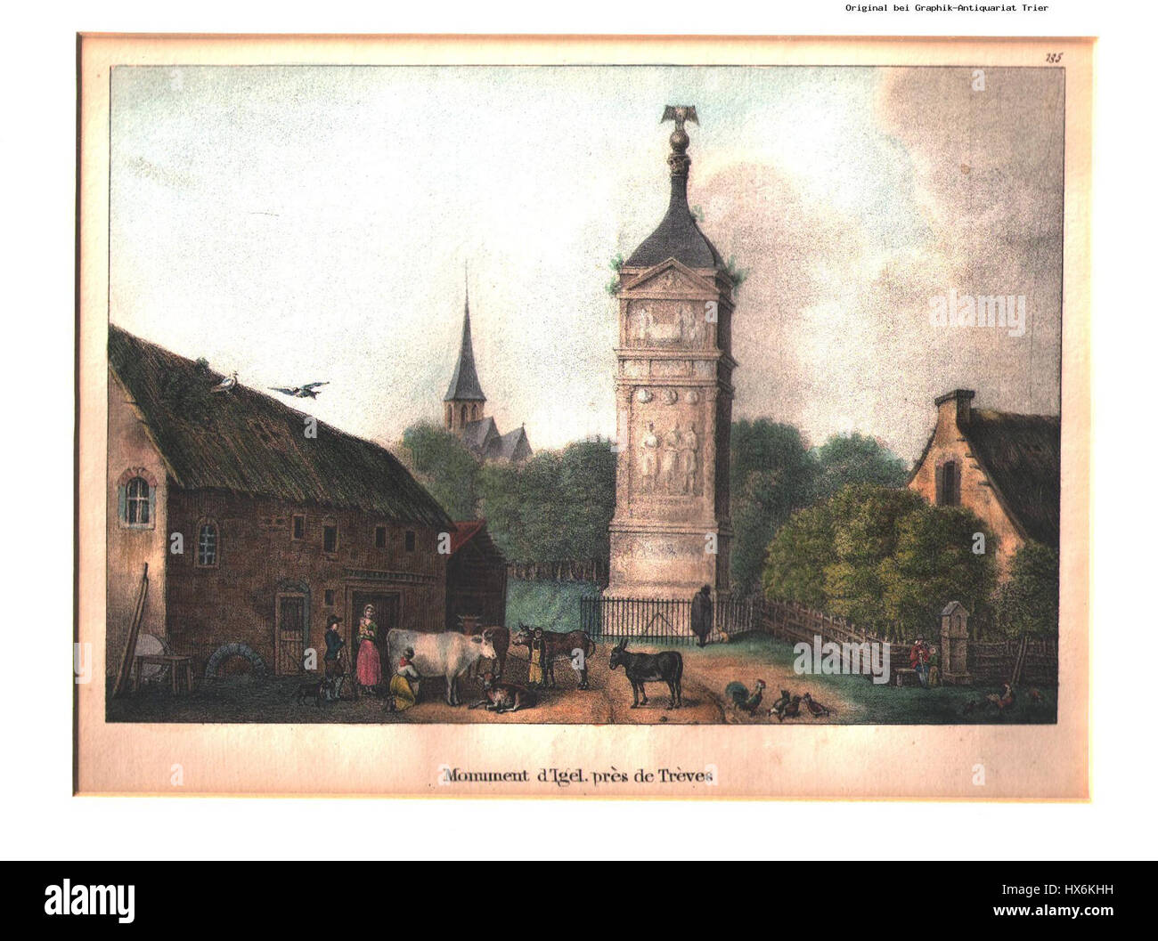 Le Monument d'Igel, situé près de Trèves, est un tombeau romain construit au IIIe siècle après JC. C'est un site archéologique important en Allemagne, représentant la grandeur des monuments funéraires romains, avec des sculptures et des inscriptions complexes. Banque D'Images Le Monument d'Igel, situé près de Trèves, est un tombeau romain construit au IIIe siècle après JC. C'est un site archéologique important en Allemagne, représentant la grandeur des monuments funéraires romains, avec des sculptures et des inscriptions complexes. Banque D'Images