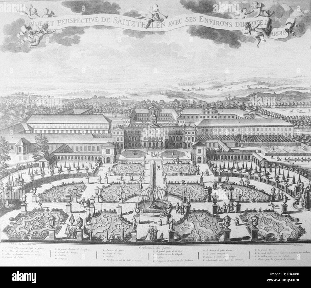 Le château de Salzdahlum est un bâtiment historique situé en basse-Saxe, en Allemagne. Le château date du 16ème siècle et a été un point de repère important dans la région. Il présente des caractéristiques architecturales typiques de la Renaissance et a été préservé pour son importance historique. Banque D'Images