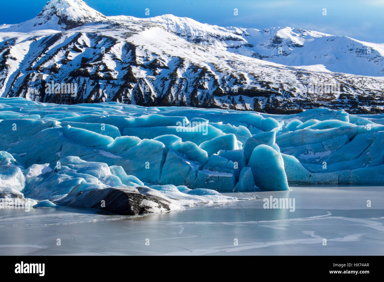 Glacier de Vatnajokull, Islande Photo Stock - Alamy