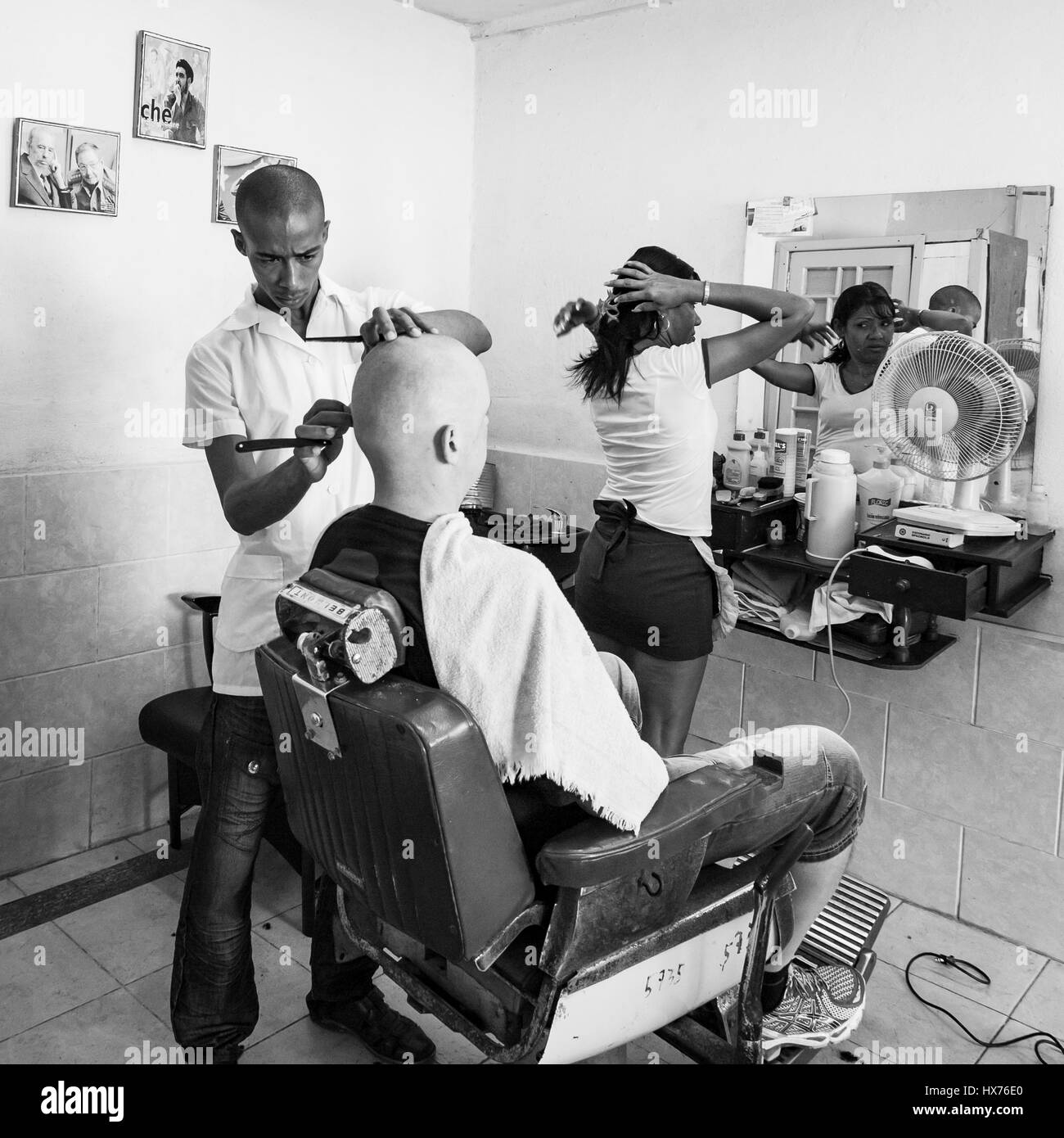 Barber cubain Banque D'Images