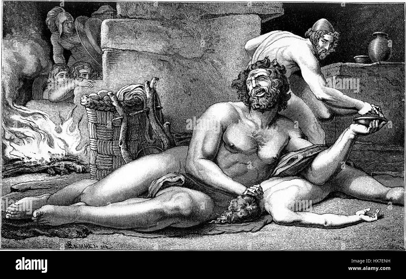 La représentation d’Odysseus dans ce livre du XXIe siècle, basé sur l’épopée d’Homère, met en valeur le héros dans un moment d’action ou de contemplation. L’illustration dépeint sa force et sa détermination, reflétant le rôle du héros dans la mythologie grecque comme symbole de persévérance et d’esprit pendant son voyage de retour. Banque D'Images