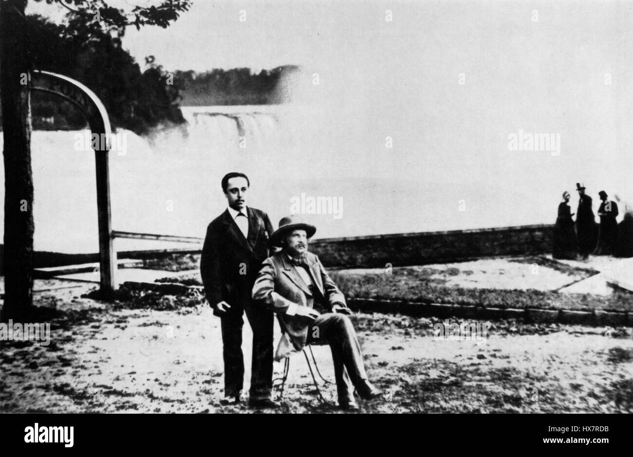 Mendeleïev sur Niagara 1876 Banque D'Images