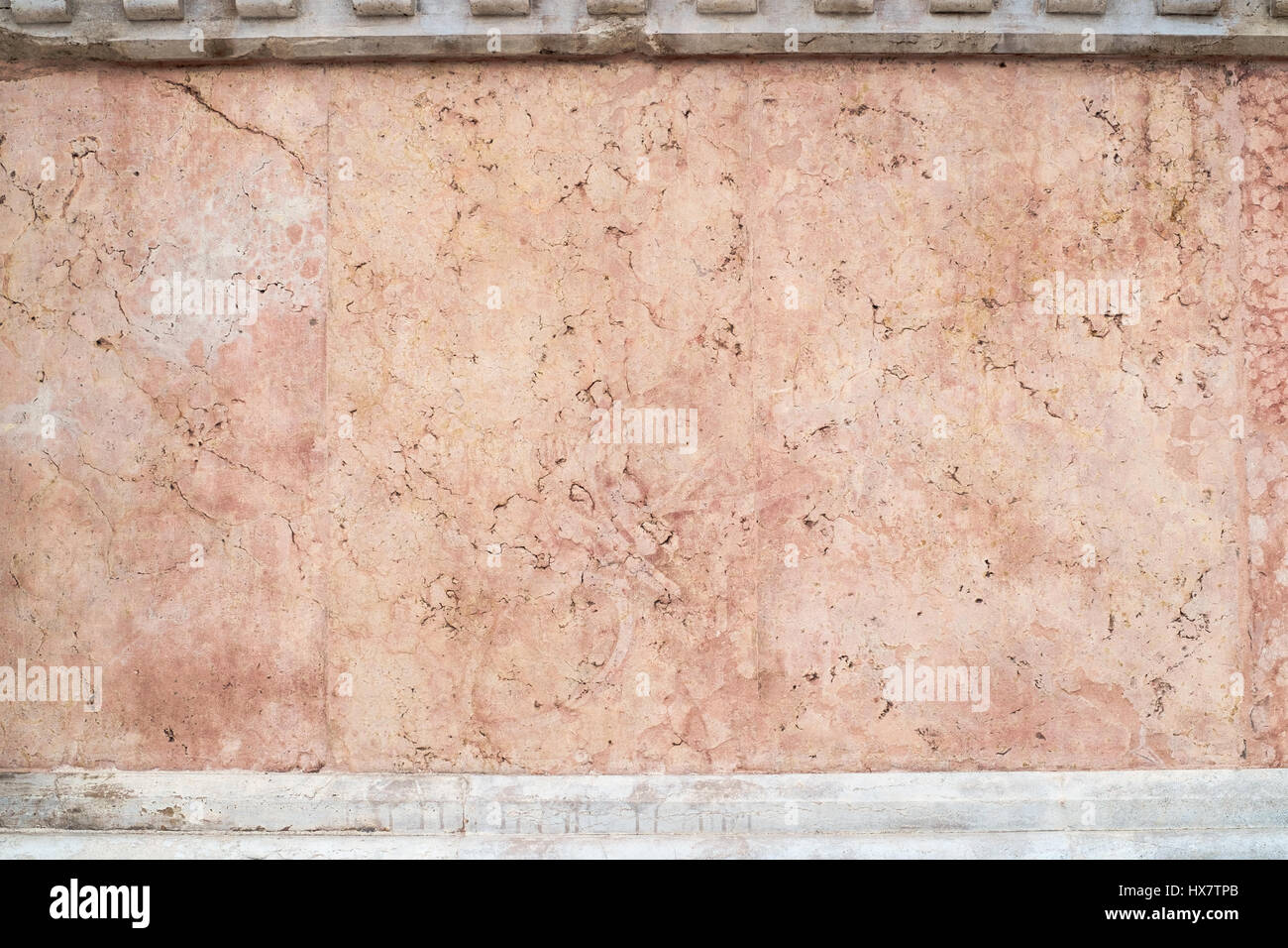 Les plaques de calcaire Veronese. Arrière-plan de marbre rouge Banque D'Images