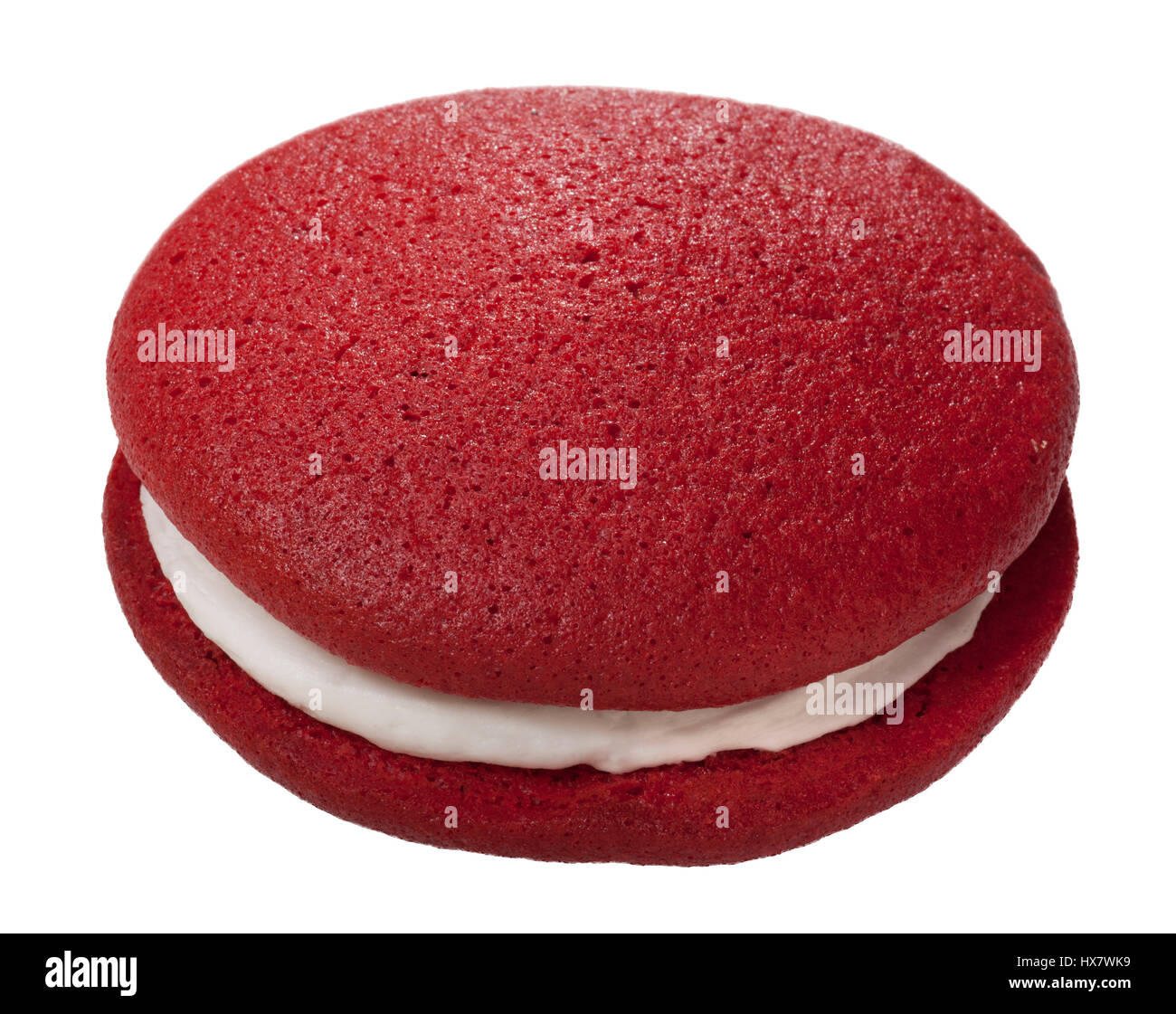 Red Velvet Woopie Pie Banque D'Images
